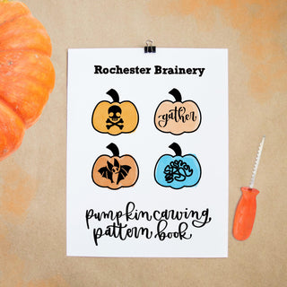 Rochester Brainery Pumpkin Carving Pattern Book