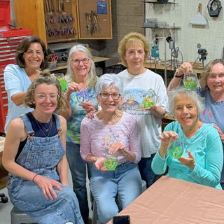 Thursday, July 23rd | 6:30PM-8:00PM | Floral Wine Glass Painting