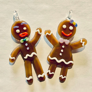 Saturday, December 5th | 9:00AM-1:00PM | Glass Flameworking: Gingerbread Couple