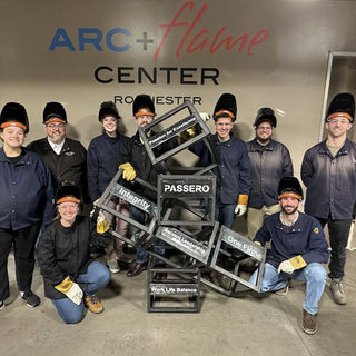 Welded Metal Sculpture: Company Project Experience