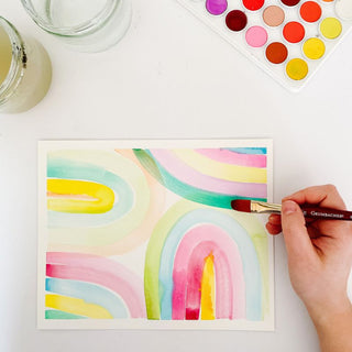Tuesday, June 16th | 6:00PM-8:00PM | Abstract Rainbows in Watercolor