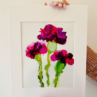 Wednesday, August 5th | 6:00PM-8:00PM | Alcohol Ink Fluid Florals