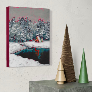 Tuesday, December 8th | 6:00PM-9:00PM | Cozy Holiday Cabin Painting