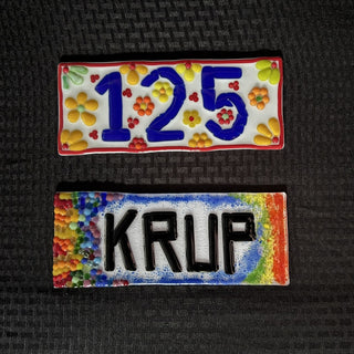 Saturday, March 14th | 9:00AM-12:00PM | Glass Fusing: Name or Number Plate