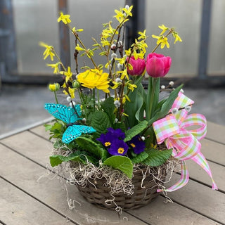 Sunday, March 29th | 11:00AM-12:00PM | Indoor Spring Basket of Blooms