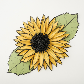 Thursday, August 22nd | 6:00PM-8:00PM | Make a Large Comic-Style Paper Sunflower