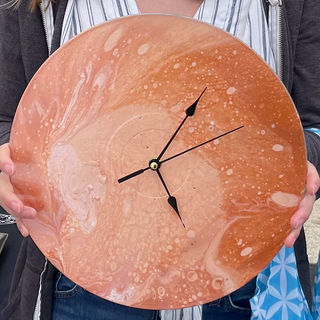 Wednesday, July 17th | 6:30PM-8:30PM | Paint Poured Vinyl Record Clocks