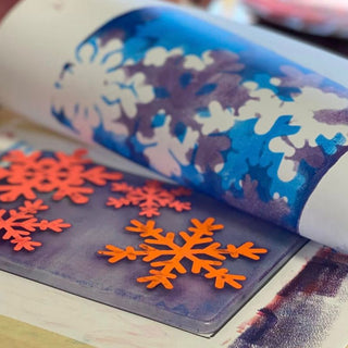 Sunday, December 6th | 10:00AM-12:00PM | Playful Printmaking: Winter Wonderland Snowflakes