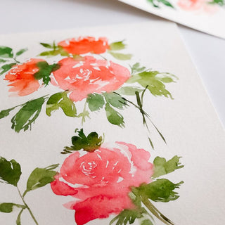 Thursday, February 12th | 6:30PM-8:30PM | Roses in Watercolor