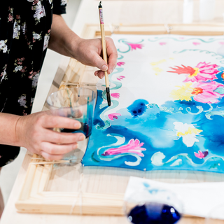 Wednesday, July 31st | 5:30PM-8:00PM | Silk Scarf Painting