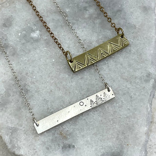 Wednesday, December 10th | 6:30PM-8:00PM | Stamped Bar Necklace