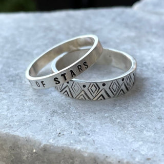 Sunday, November 1st | 3:00PM-5:30PM | Jewelry Date Night: Stamped Silver Ring