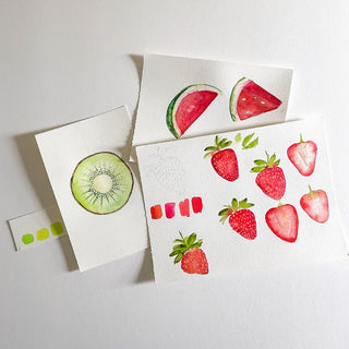 Tuesday, July 7th | 6:00PM-8:00PM | Summer Fruits in Watercolor