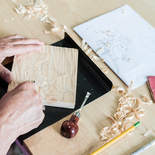 Monday, June 22nd | 6:00PM-9:00PM | Woodblock Carving