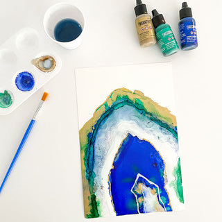 Tuesday, August 20th | 6:00PM-8:00PM | Agate Slices in Alcohol Ink